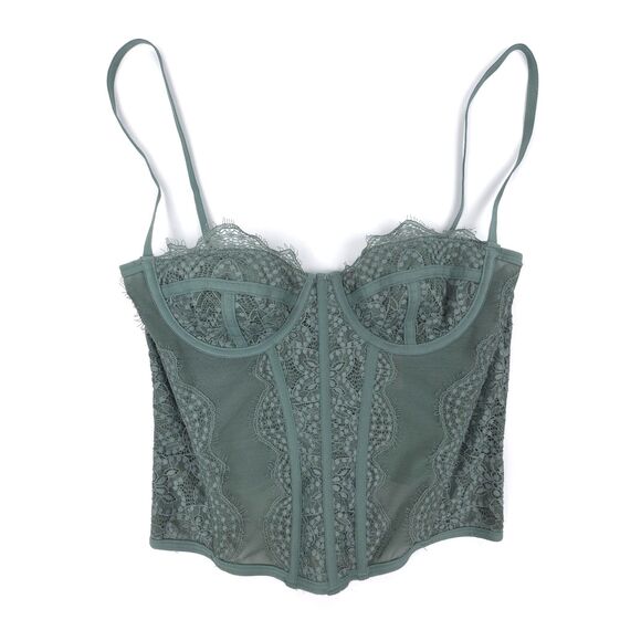 NEW Urban Outfitters Out From Under Modern Love Corset Bustier 90s Y2k Lingerie - Picture 1 of 5